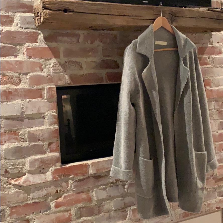 Gray Jacket Sweater